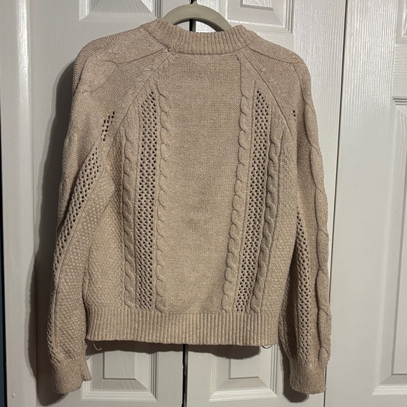 And Now This Cozy Cable Knit Sweater Cream size XS - Picture 8 of 8